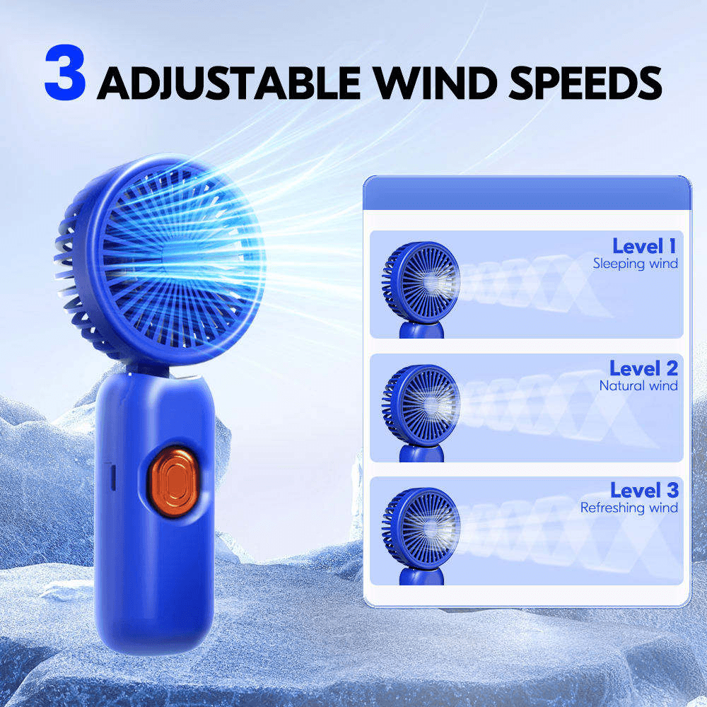 Mini Turbo Fan Rechargeable USB Charging Electric Handheld Fan Cheap Portable Mini Fan image