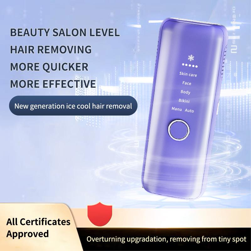Handset 999999 Ipl Laser Hair Removal Epilator Permanent Body Cool New Ice 12V DC 18W Personal Use Russian Products Hand Held image
