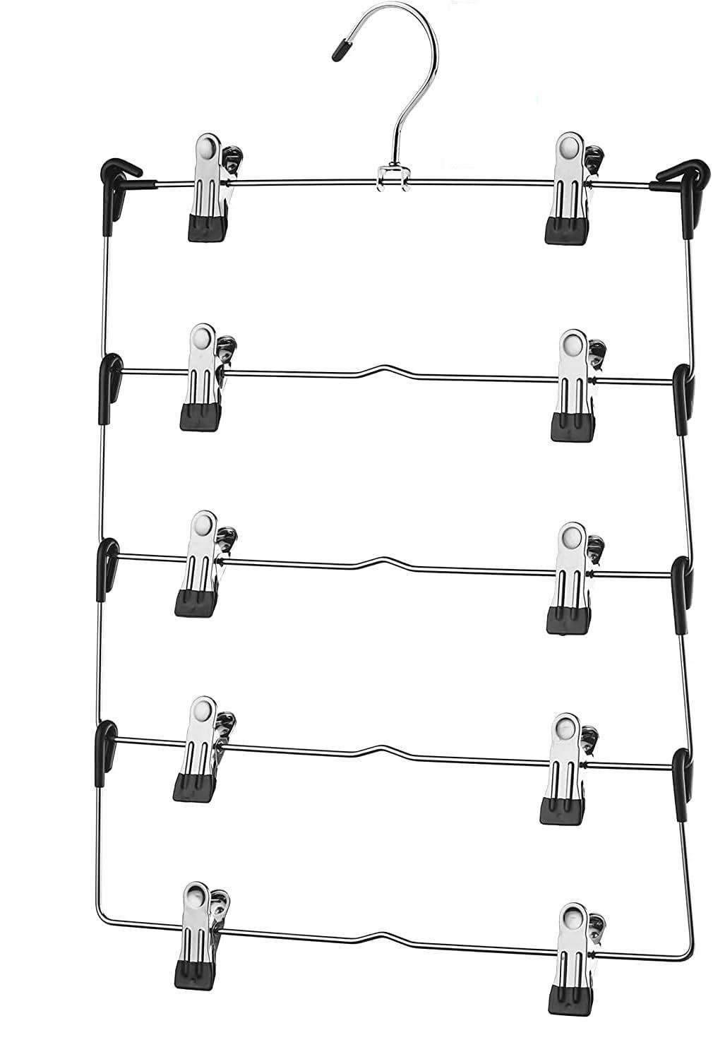 Kids Wooden White Hangers Clips - 128 Hangers image
