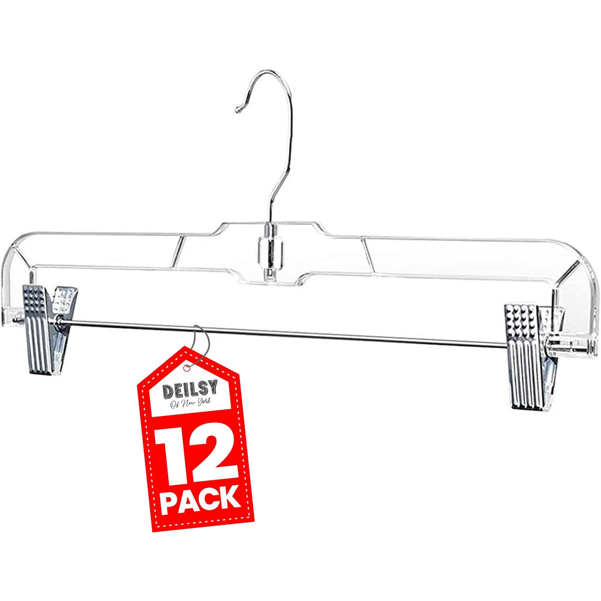 Crystal Plastic Hanger With Clip 96 Hangers image
