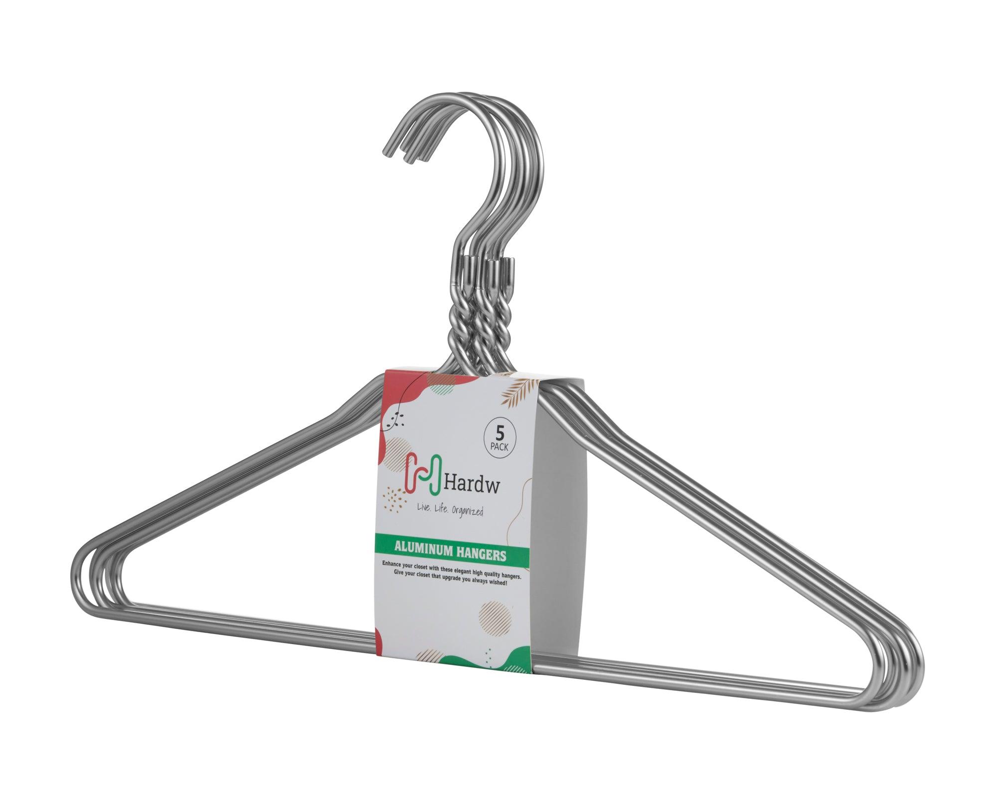 Silver Aluminum Hanger (5 Pack) image