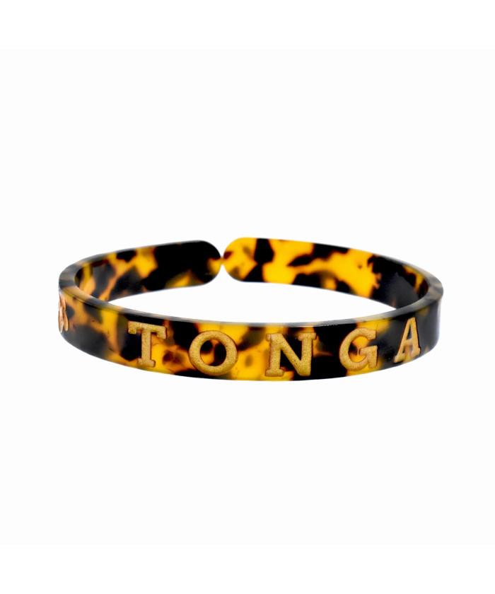Tonga Tortoiseshell Open Cuff Bracelet image