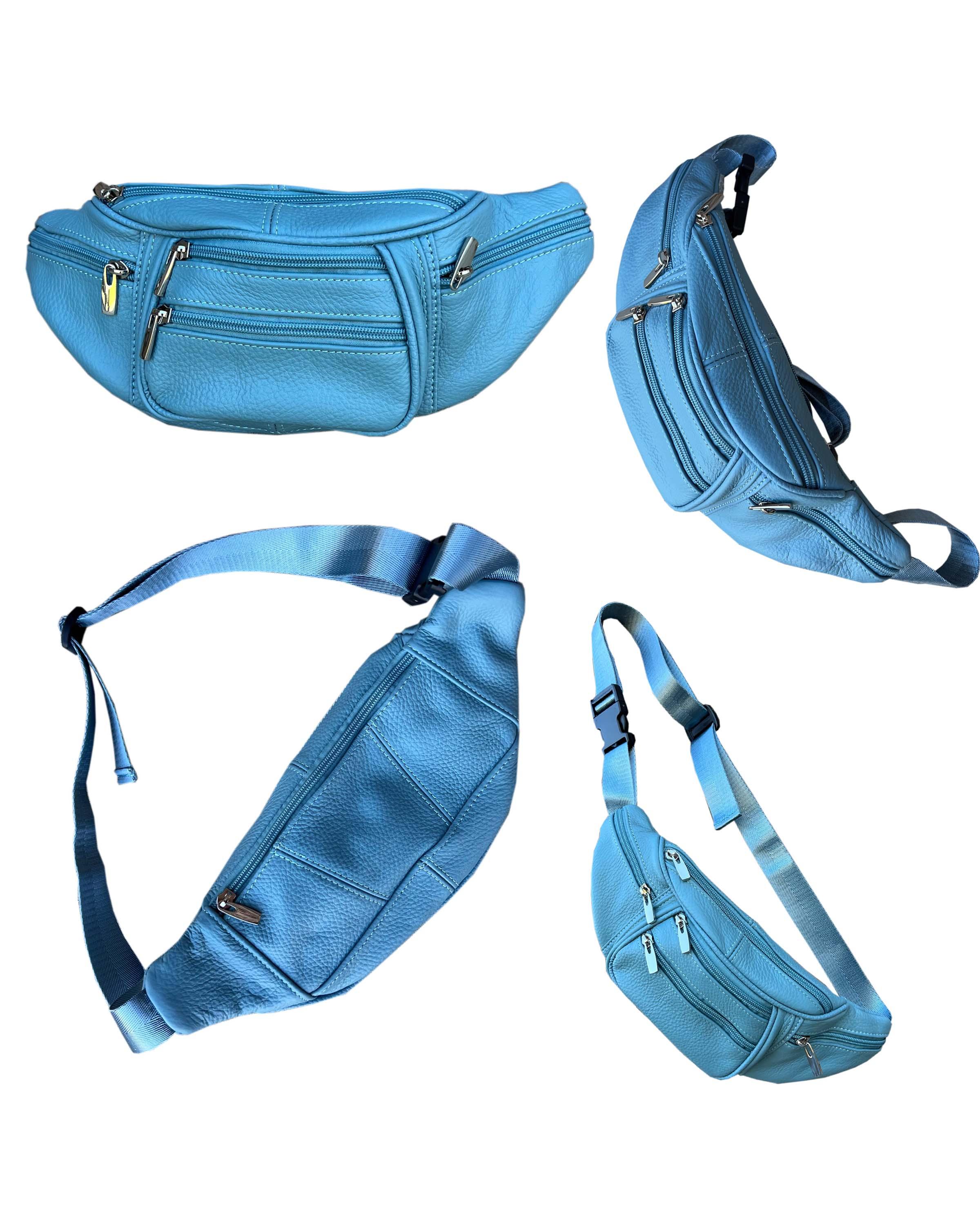 3077 light blue fanny pack