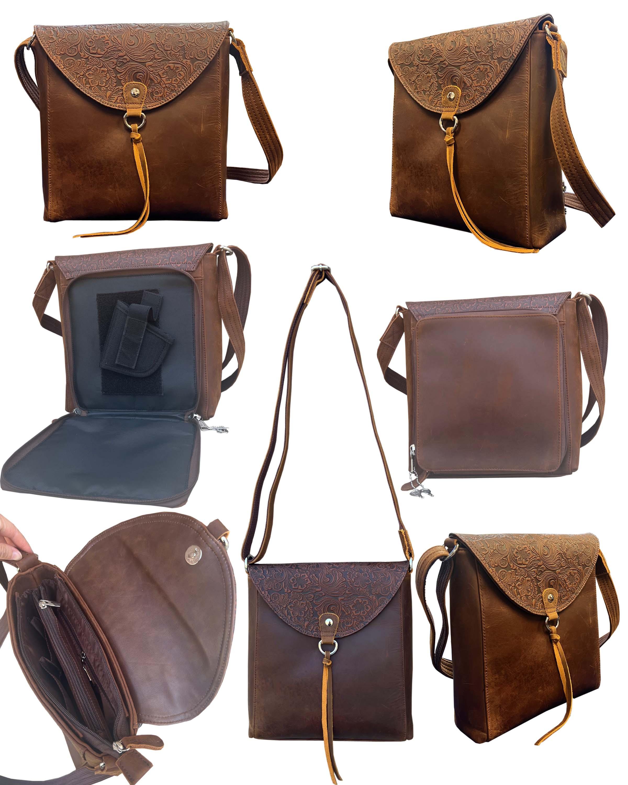 9002-Concealment Bag flap with debossing - BN $37.50 & Up image
