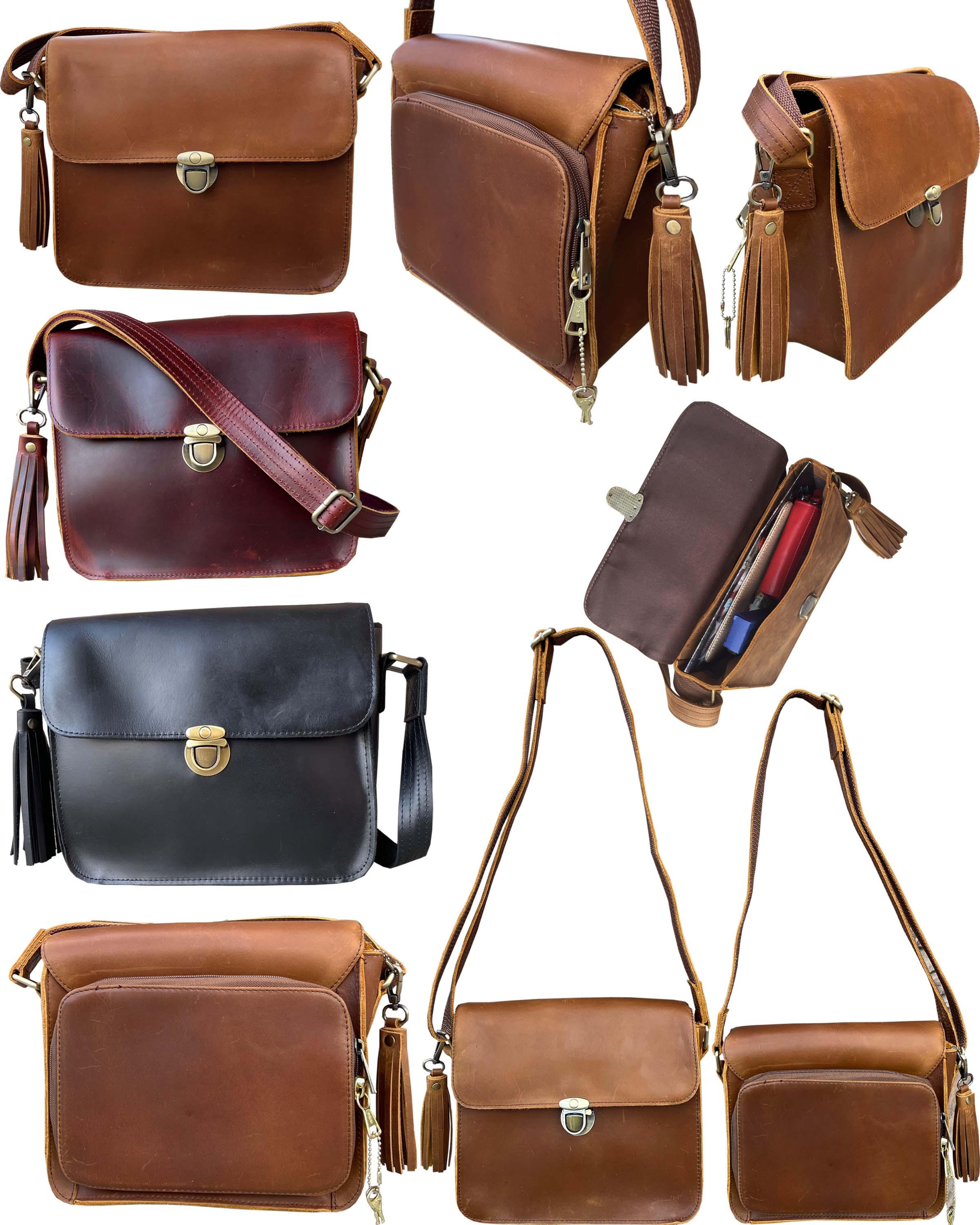9008-Concealment Cowhide Leather Purse $37.50 and up image