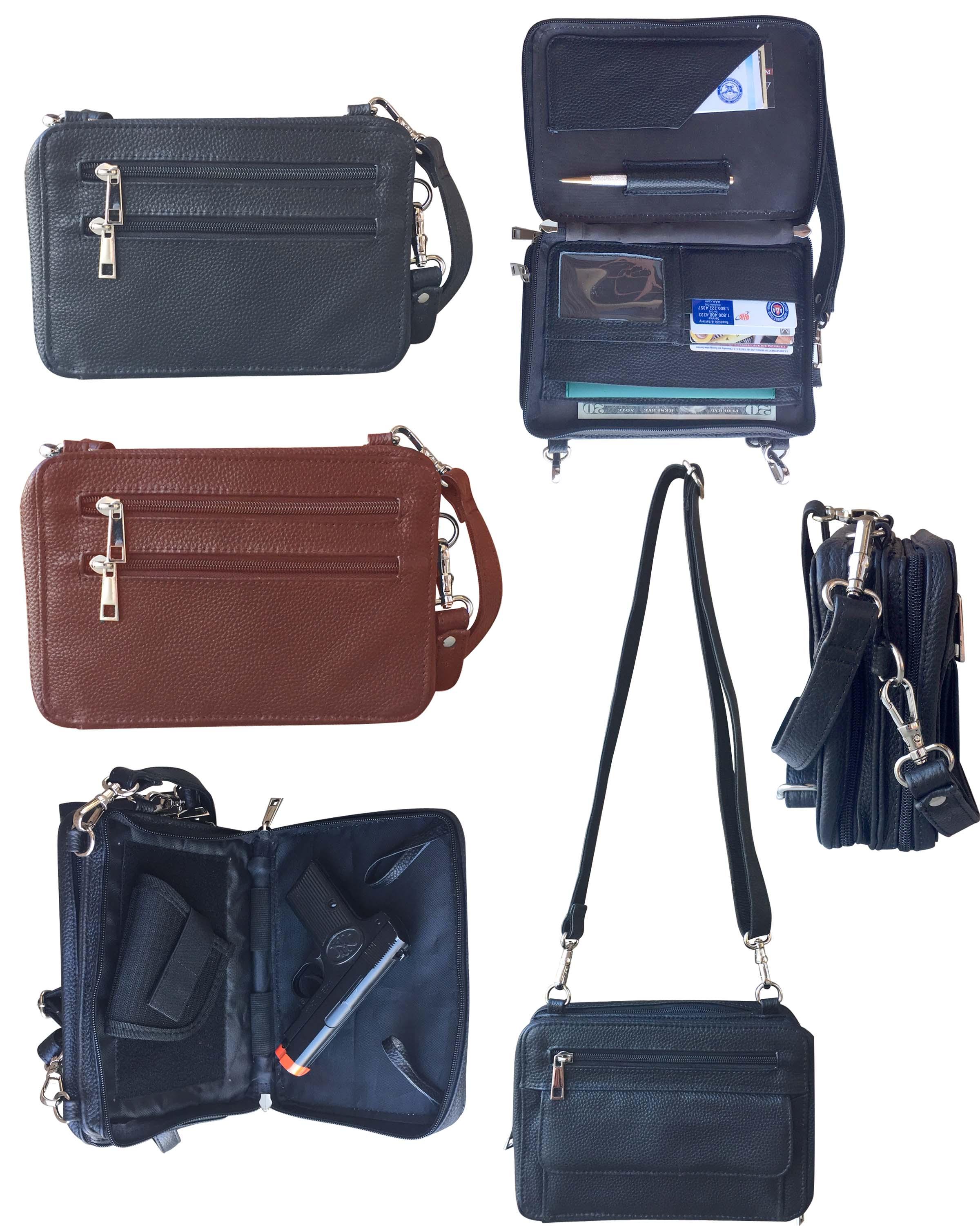 7063-Concealment Purse - BK, BN $23.50 & Up image