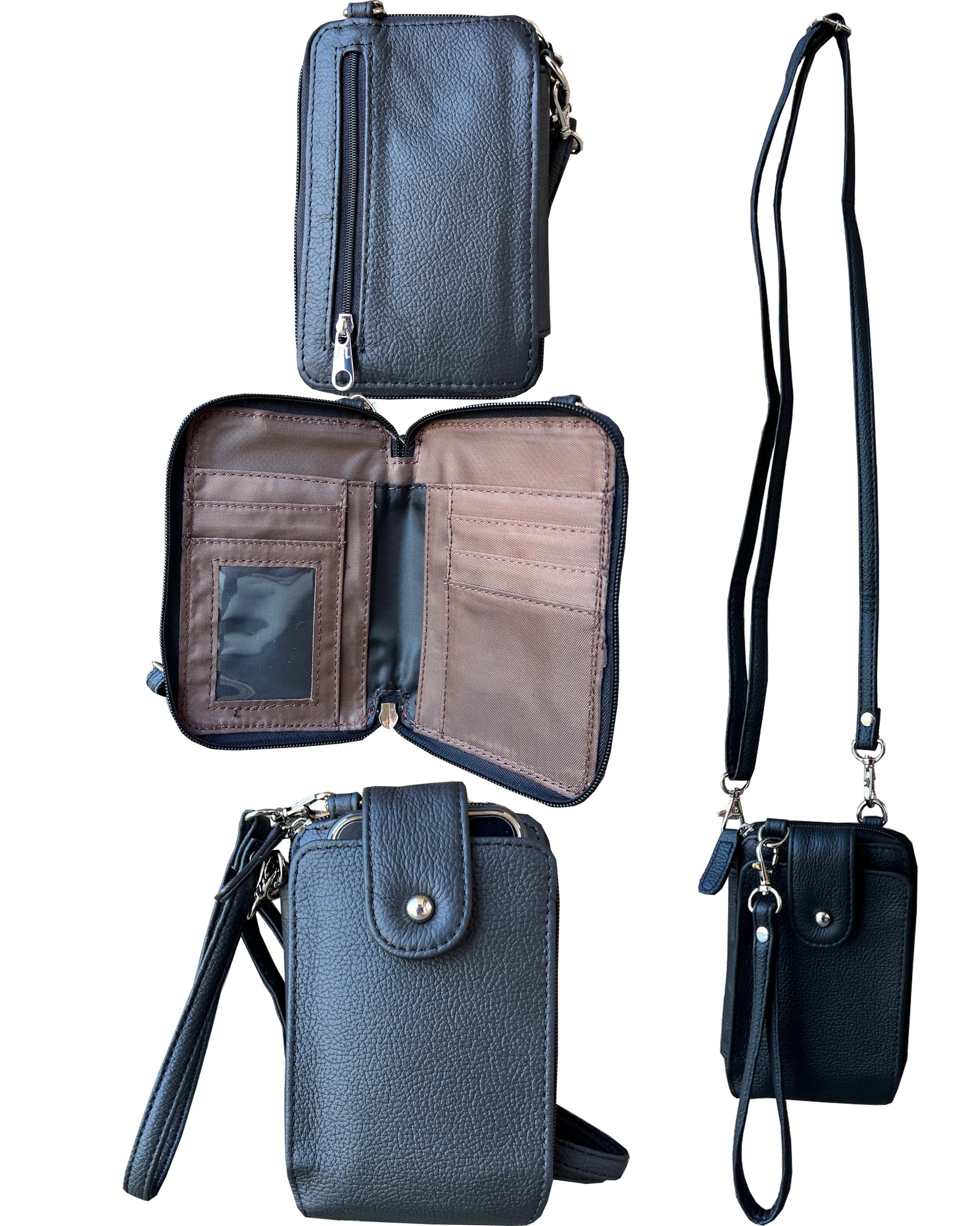 3140 BK-Wallet w/Cellphone Pocket - BK image