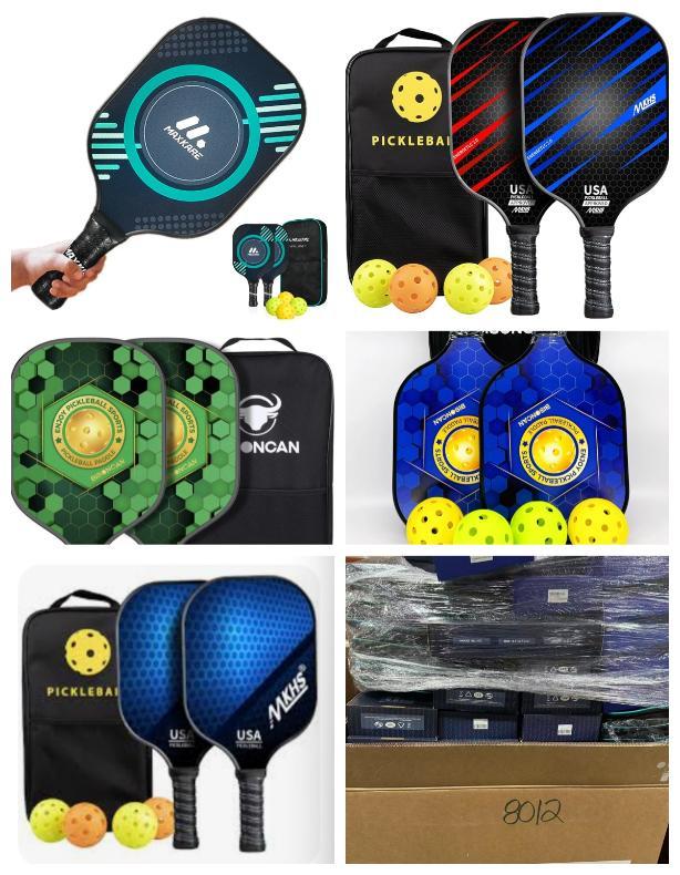 4 different types of Pickleball Paddles Set of 2,IL Warehous image