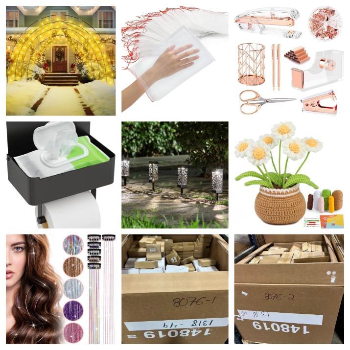 Office Supplies Set, Toilet Paper Holder ,Fruit Bags,etc