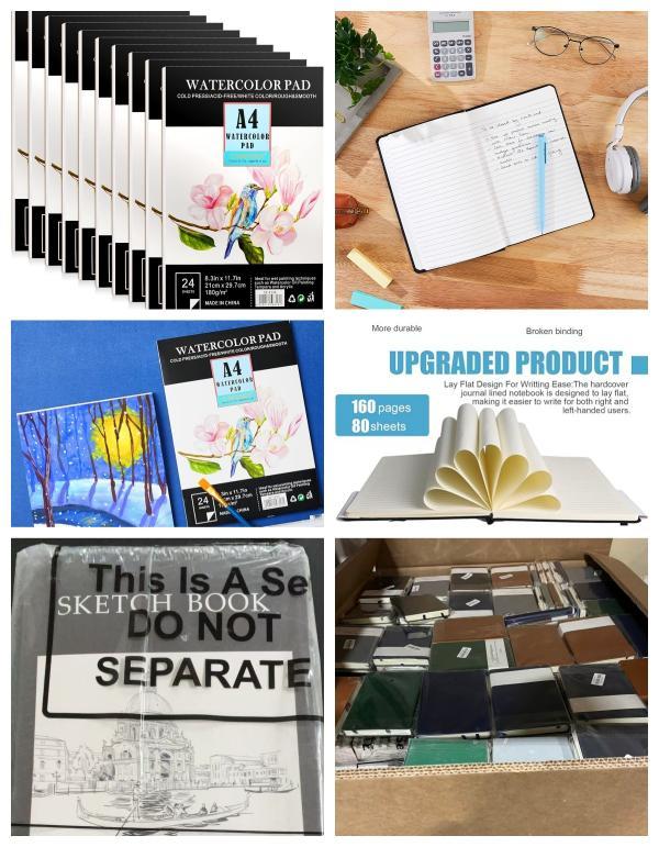 Sketch Books, Notebooks, Watercolor Pad, IL Warehouse image