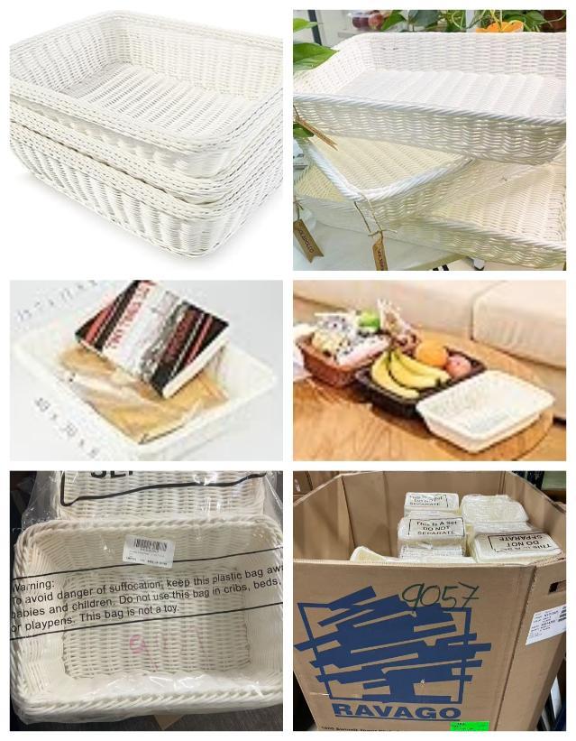 6 Pack Large Gift Empty Baskets image