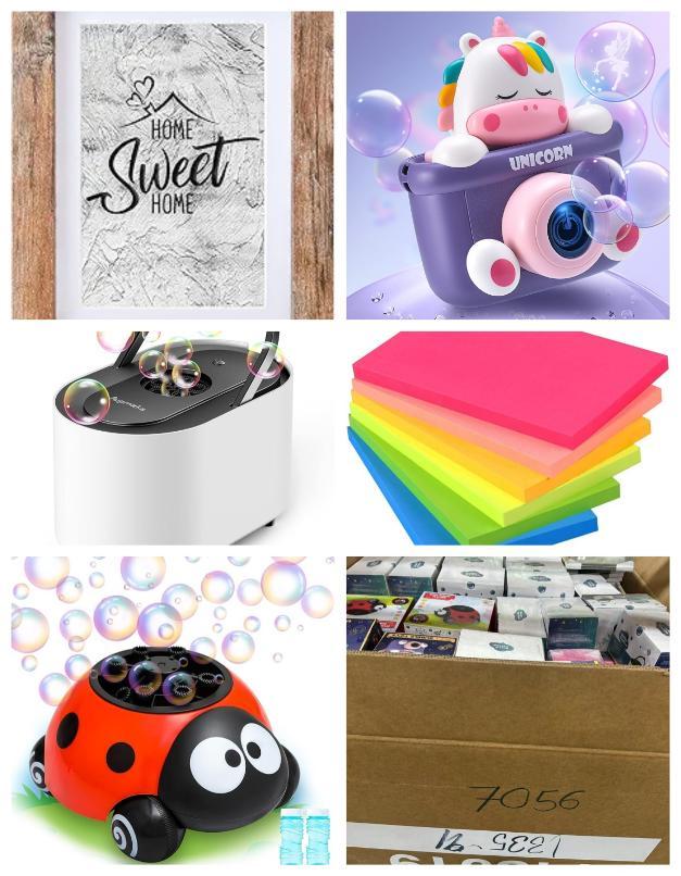 3 Types Bubble Machine ,Sticky Notes 3x5 ,Photo Frame 5*7