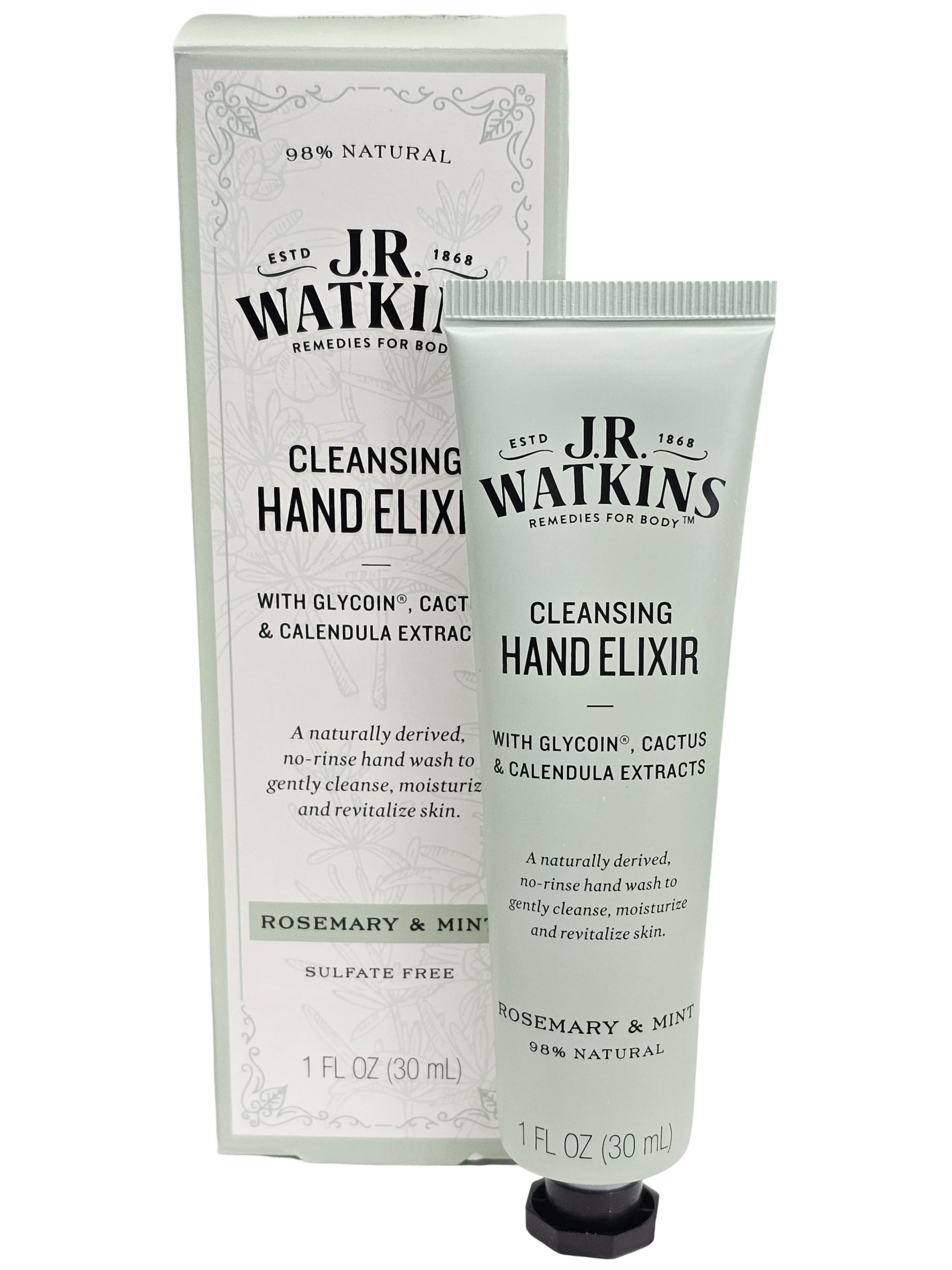 JR Watkins Cleansing Hand Elixir - Rosemary And Mint image