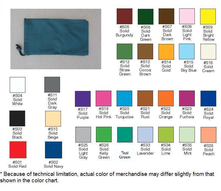 6"x11" - Drawstring - Goody/Gift Bags - DOZEN - PRICED and PACKED. image