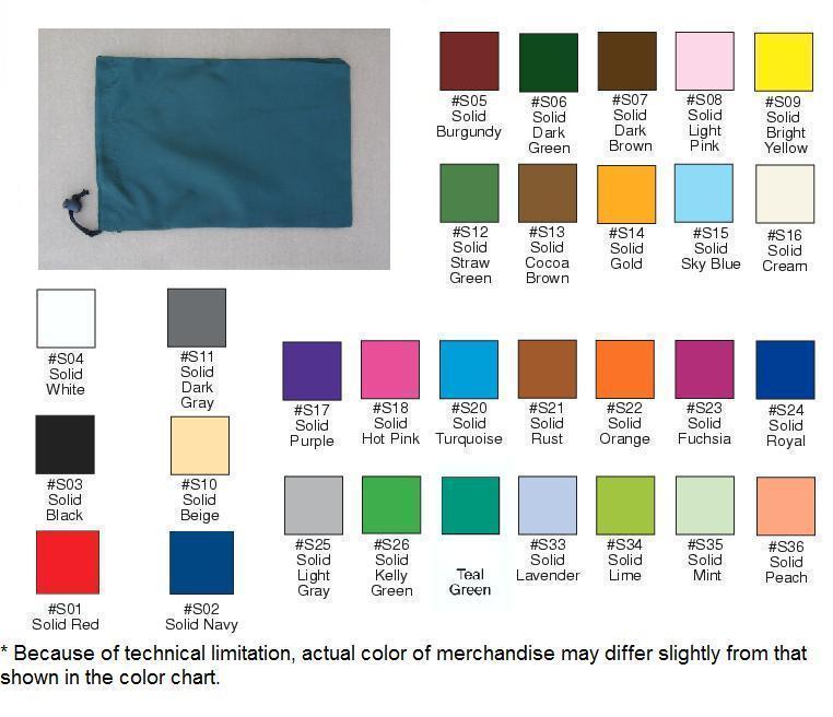 8"x12" - Drawstring - Goody/Gift Bags - DOZEN - PRICED and PACKED. image
