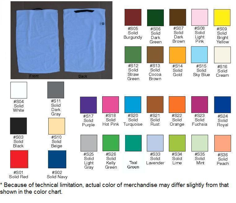 Fabric Hanger Hand Towels, Blank Plain - DOZEN PRICED and PACKED. image