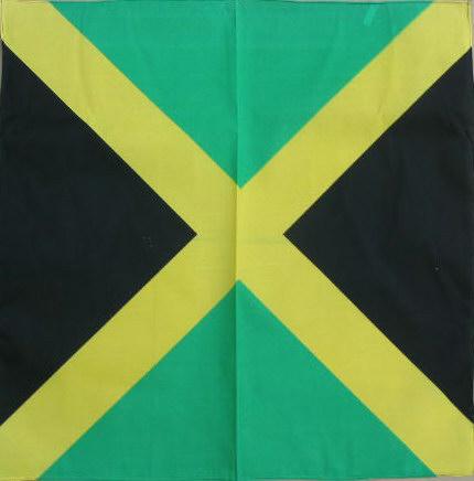 Jamaican Flag - Bandannas - DOZEN - PRICED & PACKED image