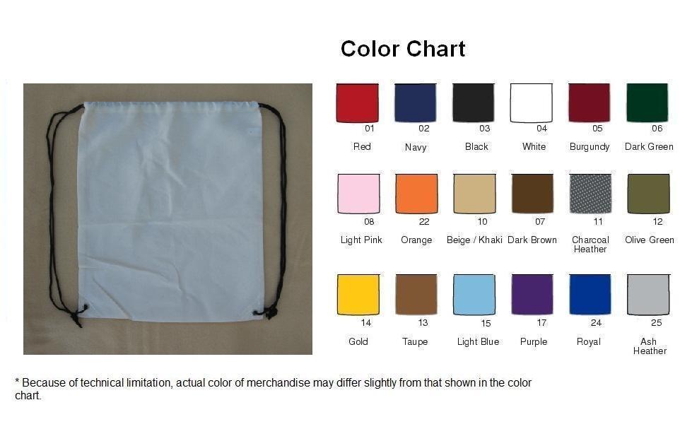 Polyester - Woven Cloth - Drawstring - Sport Packs - DOZEN - PRICED and PACKED.