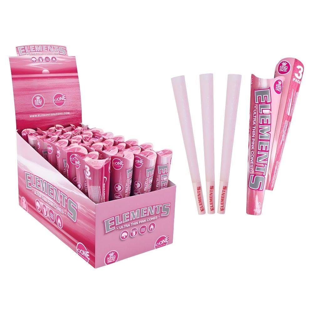 Elements Pink Cones King 32/3pk image