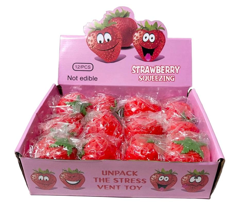 Squishy Strawberry Vent Toy 12/bx image