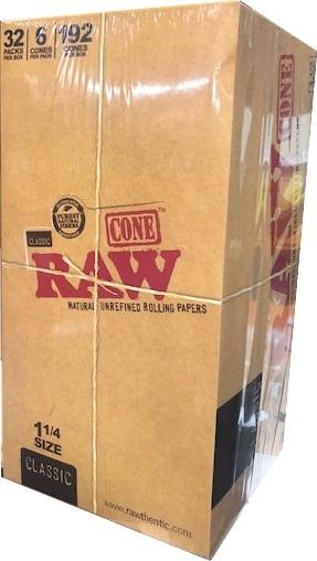 Raw Classic Cones 1.25 32/6pk image