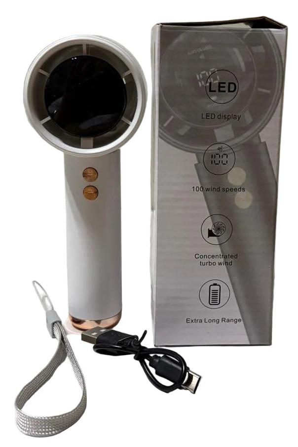 High Speed Rechargeable Hand Fan 6/bx (Color may vary image