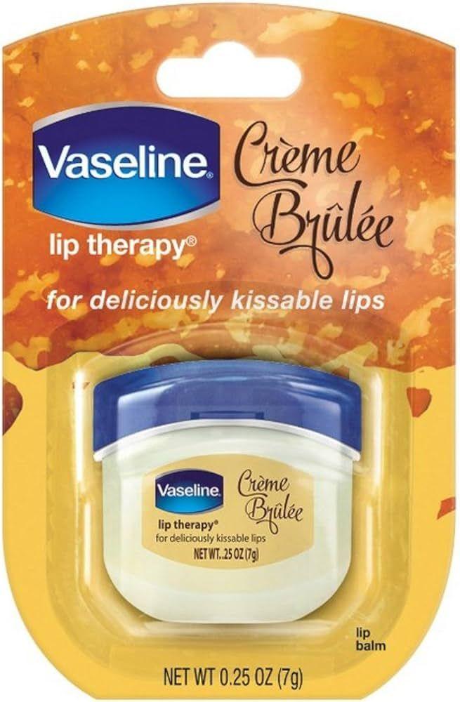 Vaseline Lip Therapy Mini Jar 8/bx Creme Brulee image