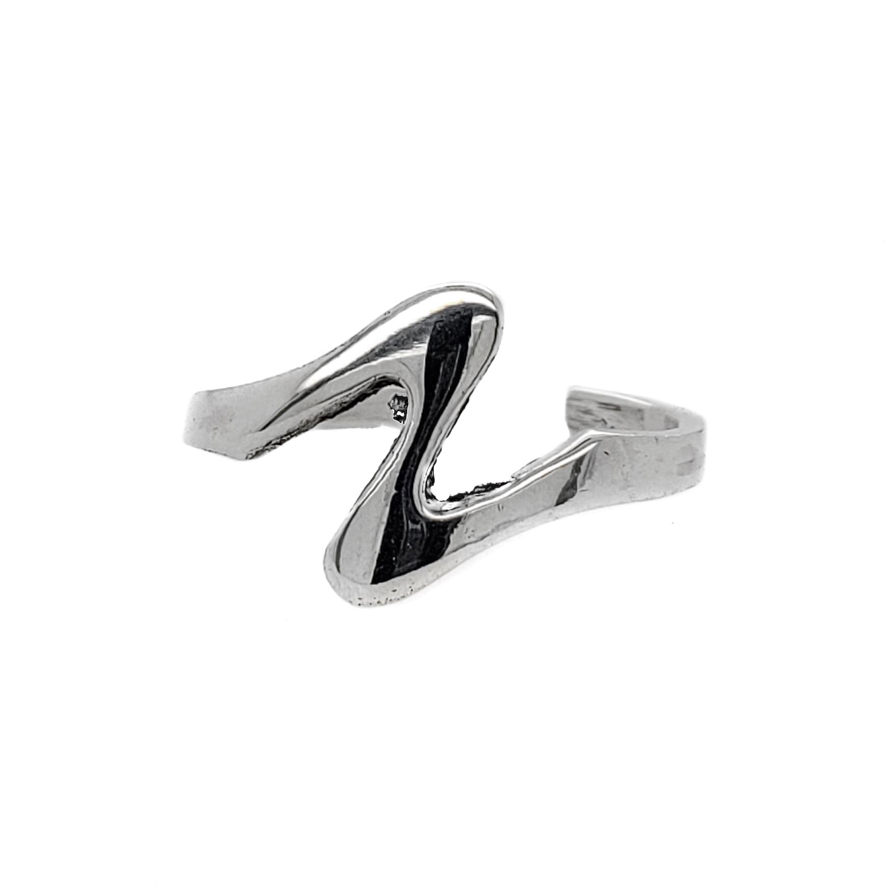 Sterling Silver Abstract Toe Ring image