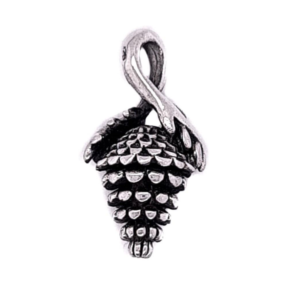 Sterling Silver Pinecone Pendant image