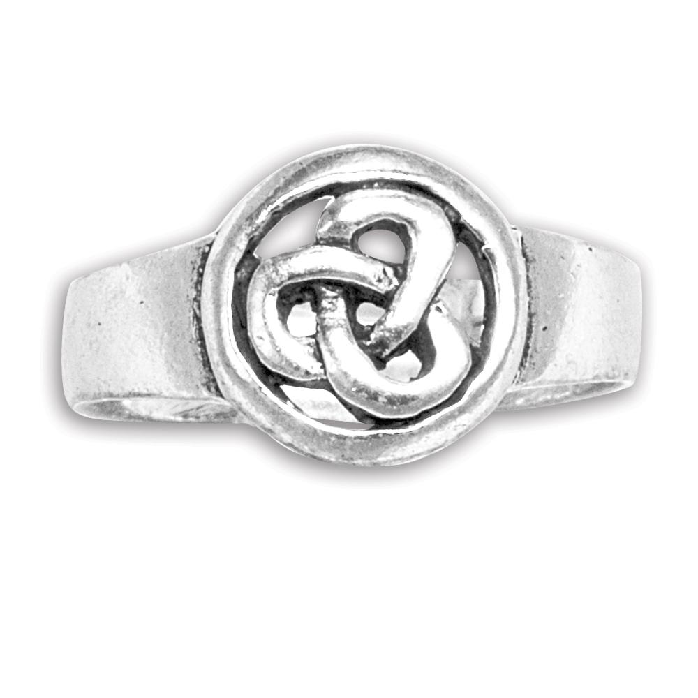 Sterling Silver Celtic Toe Rings (CR-2542) image
