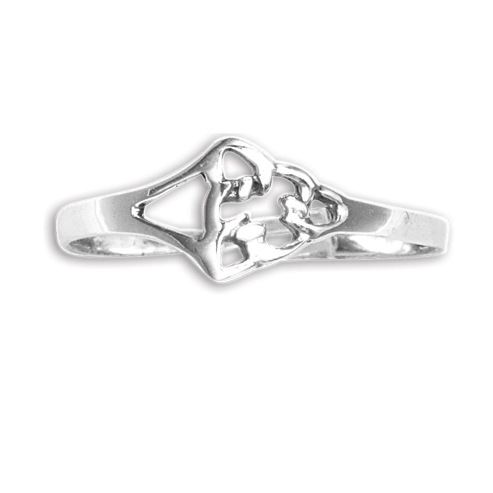 Sterling Silver Celtic Toe Rings (CR-2545) image