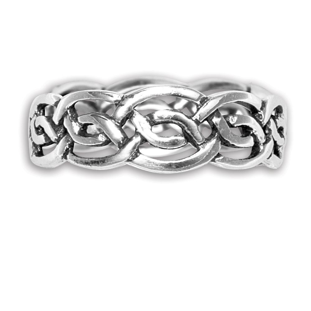 Sterling Silver Celtic Toe Rings (CR-2548) image