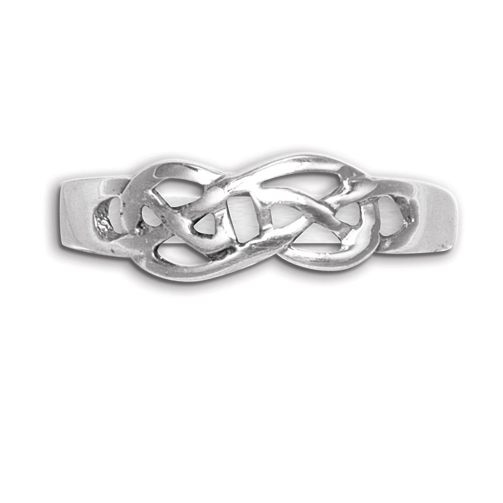 Sterling Silver Celtic Toe Rings (CR-2549) image