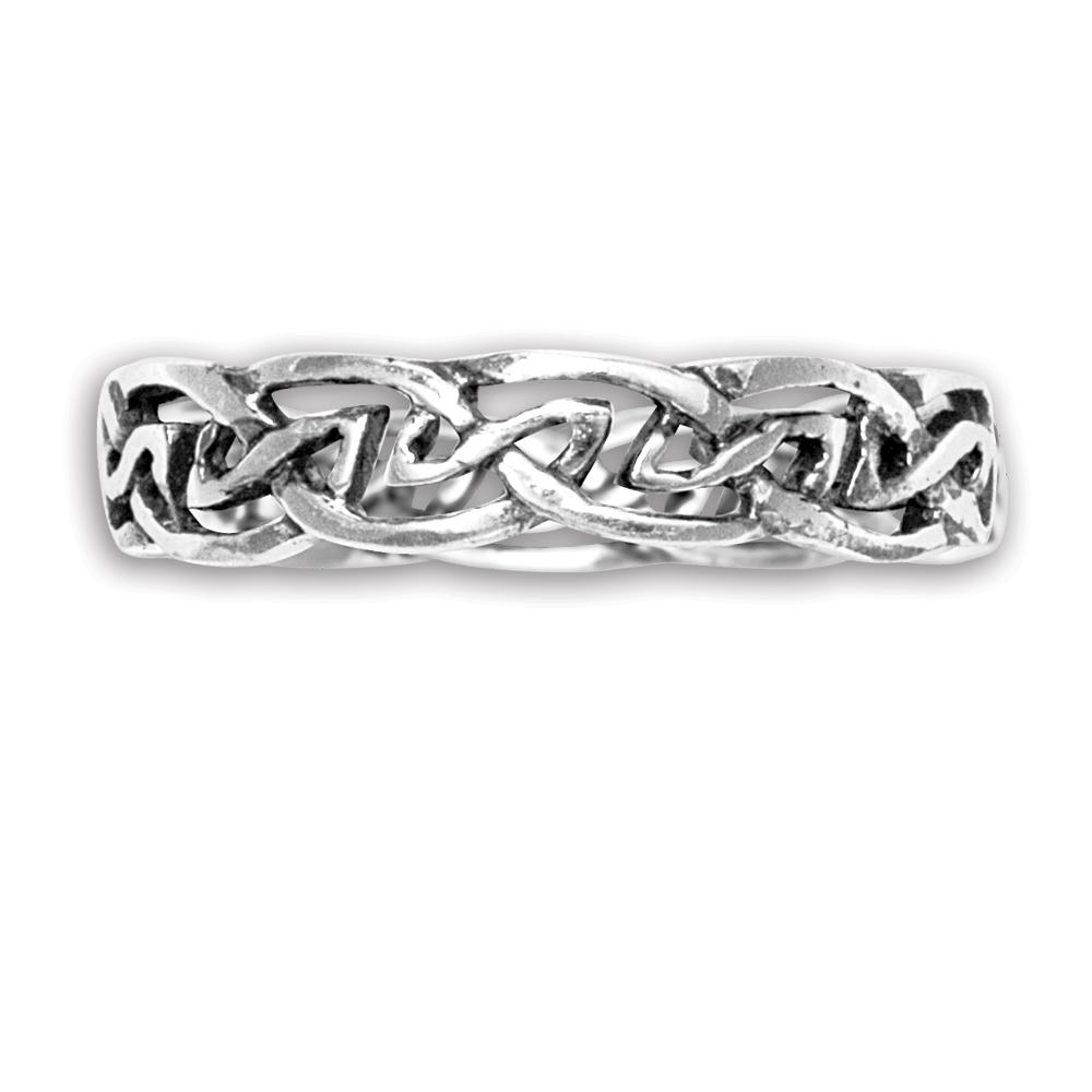 Sterling Silver Celtic Toe Rings (CR-2556) image
