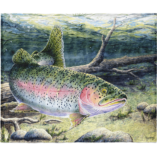 Rainbow Trout Throw image