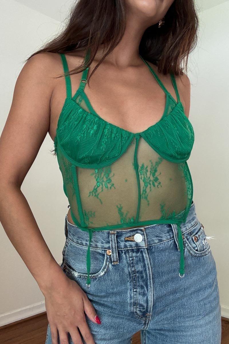 Under Layer Lace Mesh Corset (S5567T)