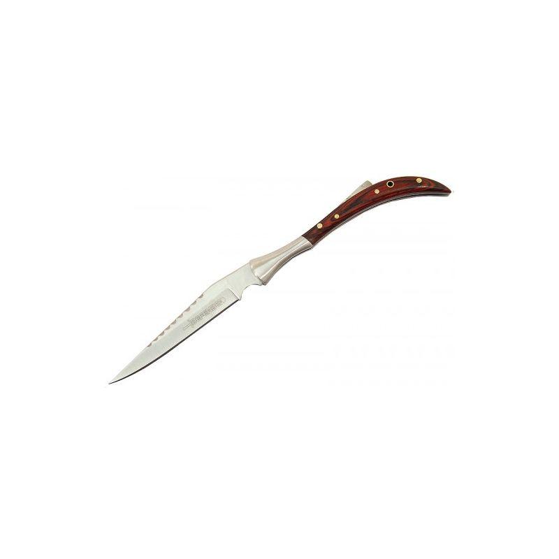 8 Inch Wood handle thin folding knife