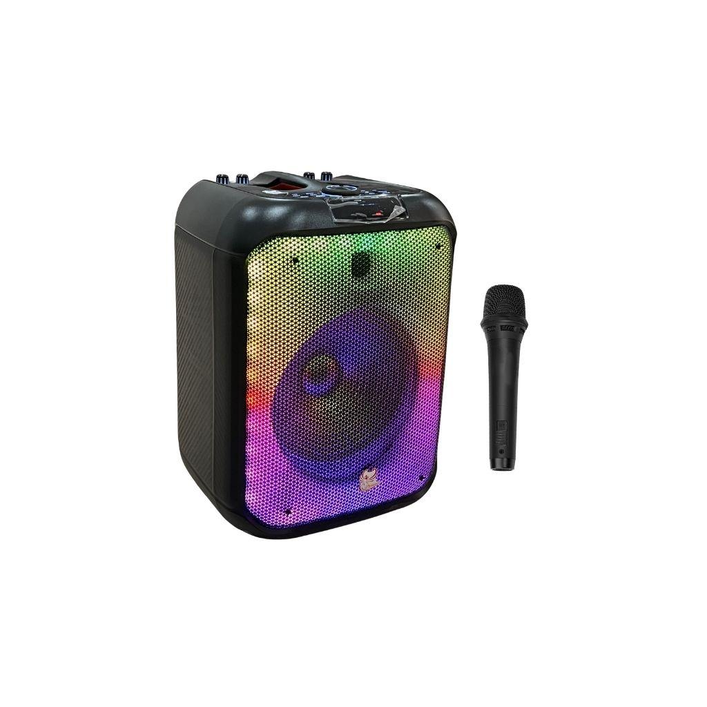 IP-1289 12 inch Portable Bluetooth RGB speaker/Wireless Mic image