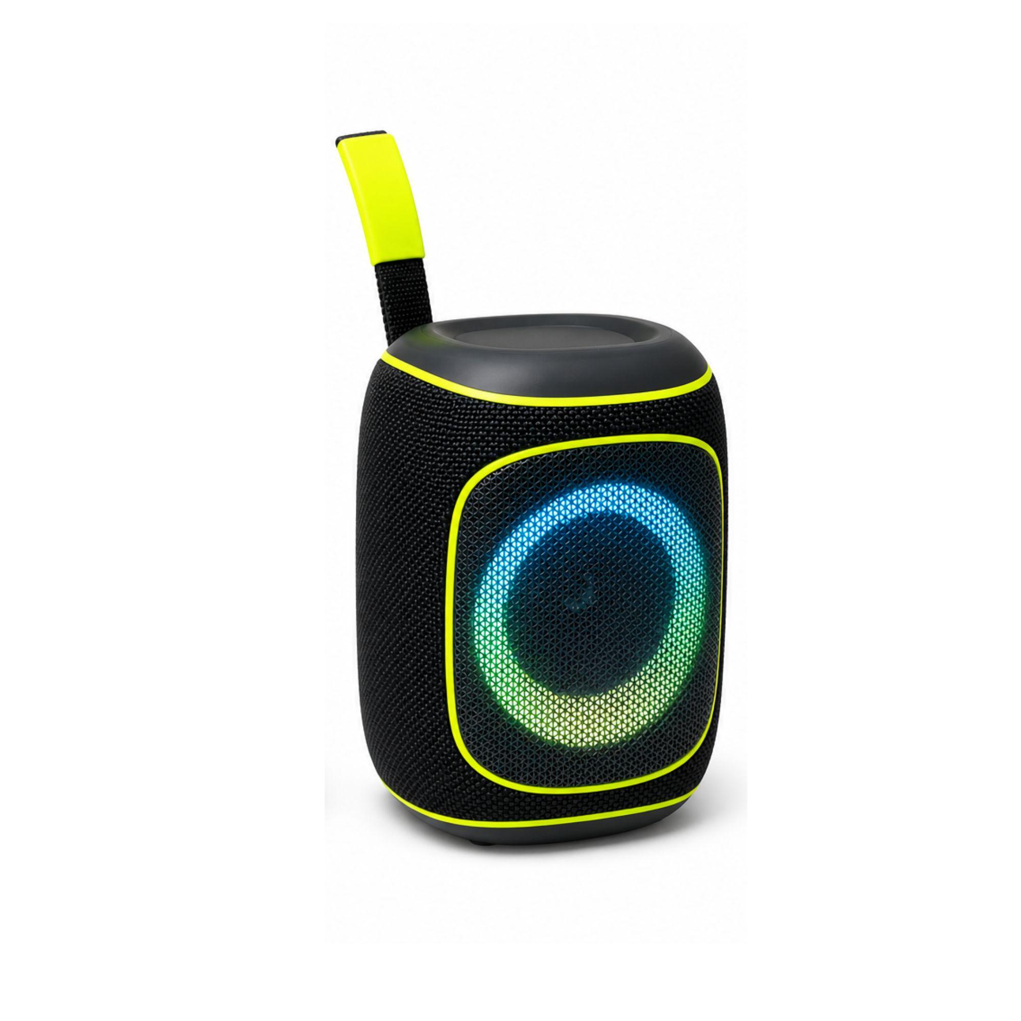 MINI PORTABLE BLUETOOTH LED SPEAKER IP-353 -BLACK image