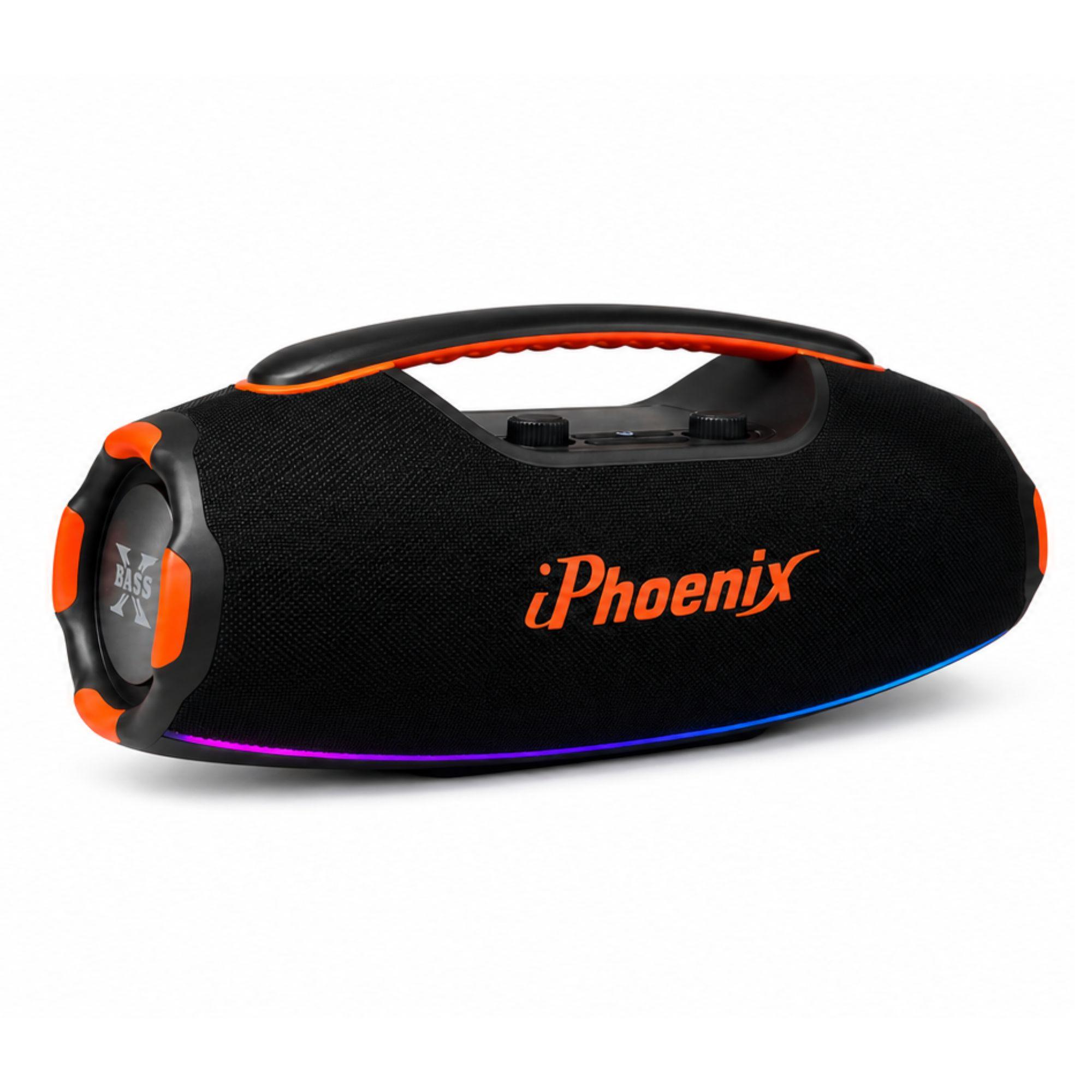XBASS-BOOMBOX PORTABLE WATER RESISTANT SPEAKER IP-8910 -BLACK/ORANGE image