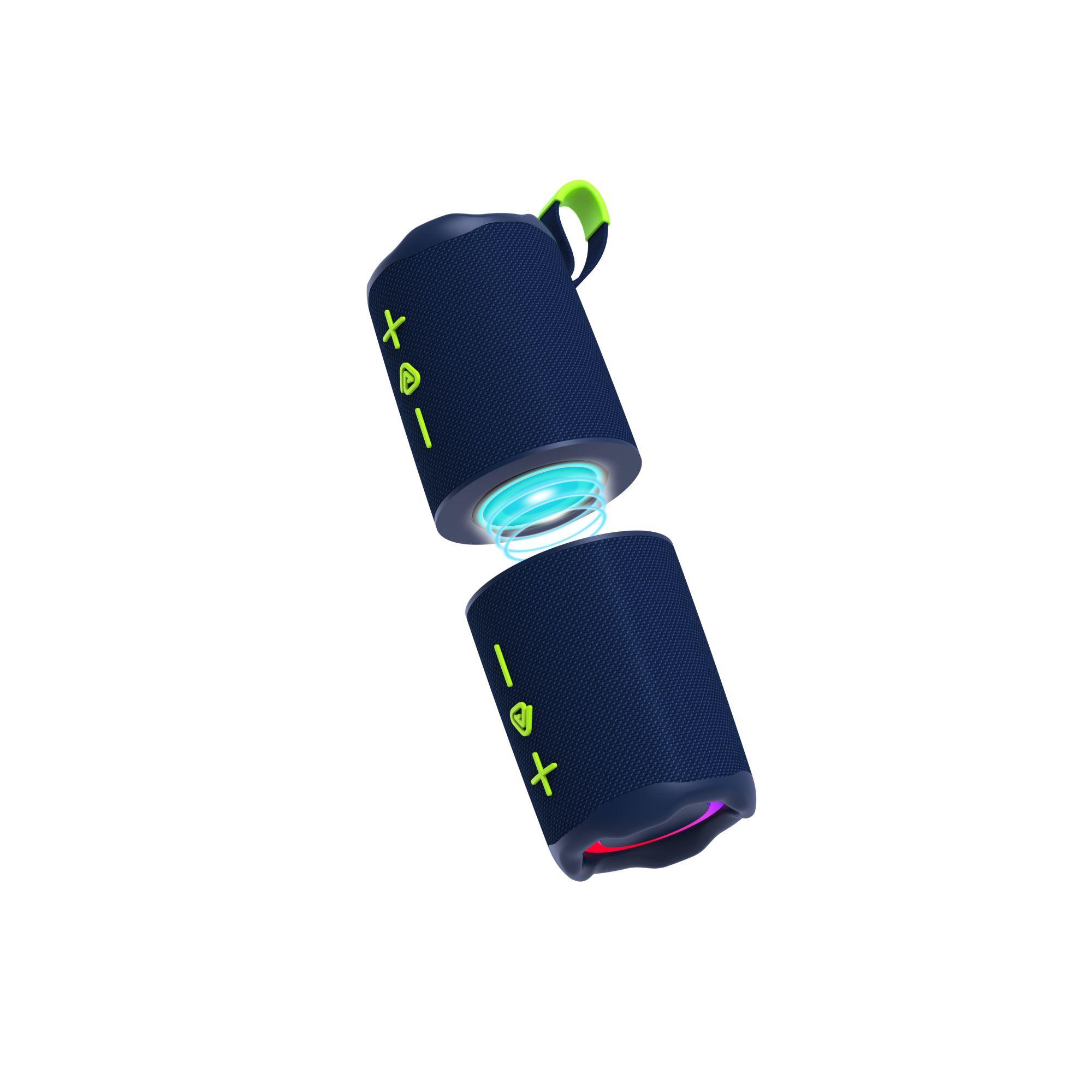 Bluetooth One-Becomes-Two Magnetic Bluetooth Speaker - IP-260-MAGNET-BLUE image