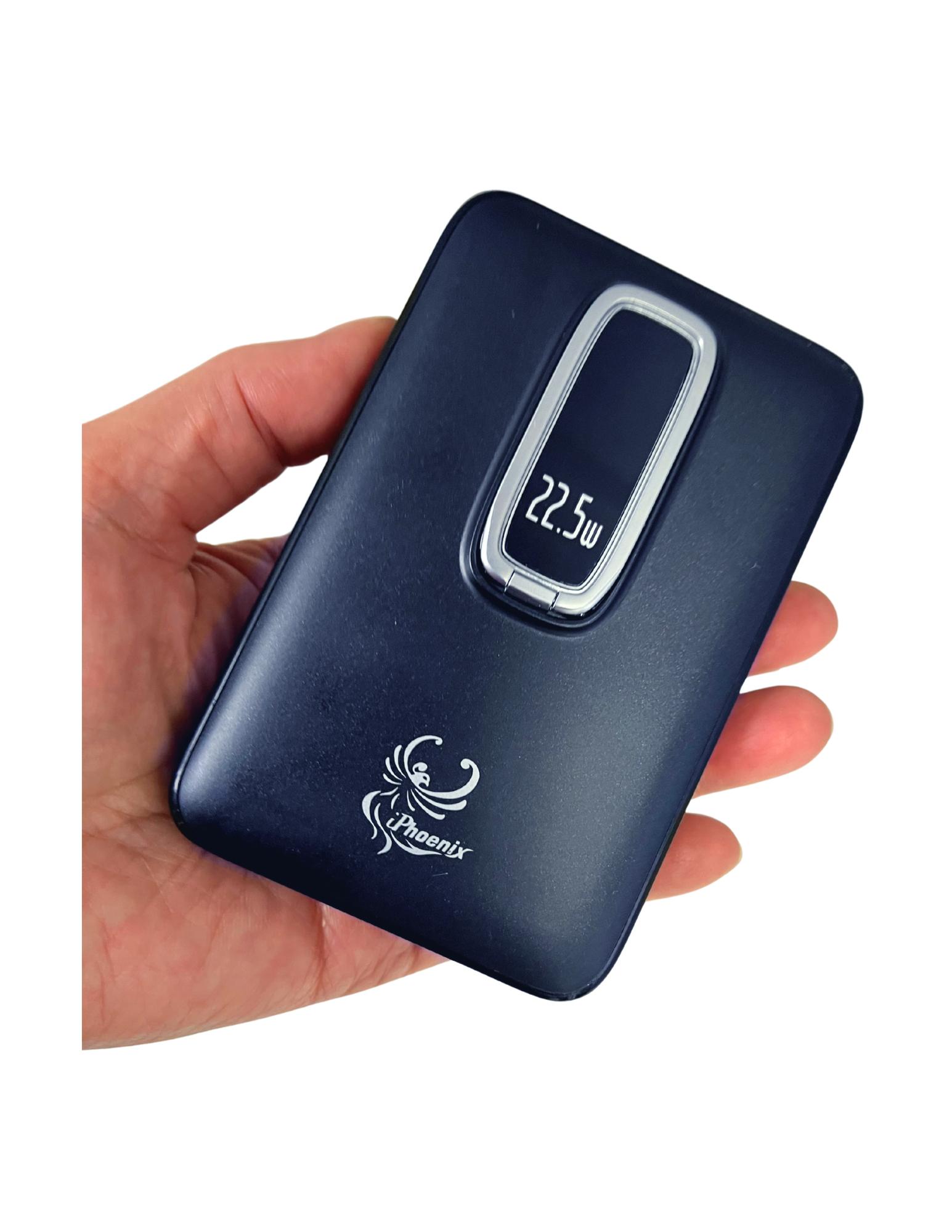IP-20 Portable Power Bank with 10000mAh Magnetic with Stand - Blue image