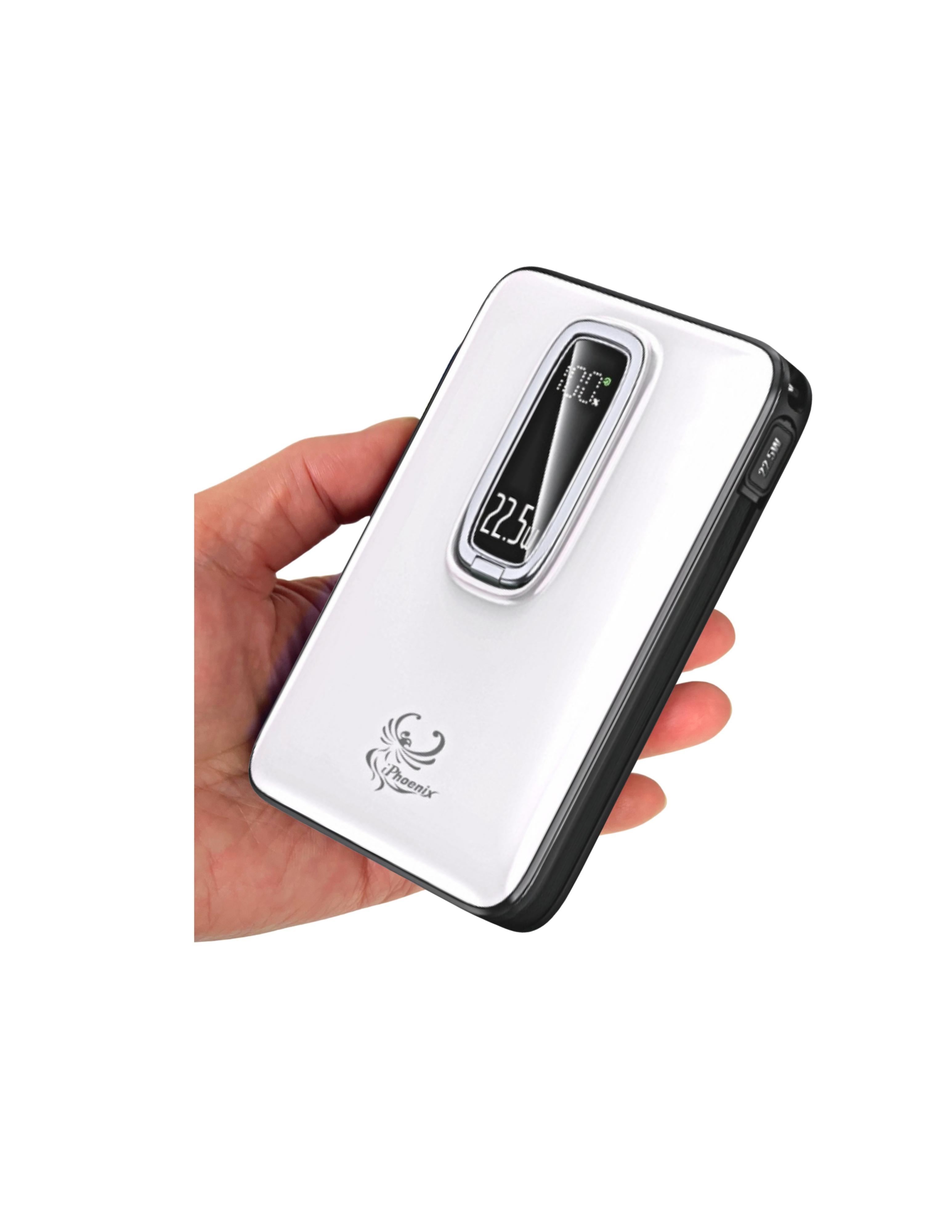 IP-20 Portable Power Bank with 10000mAh Magnetic with Stand - Silver image