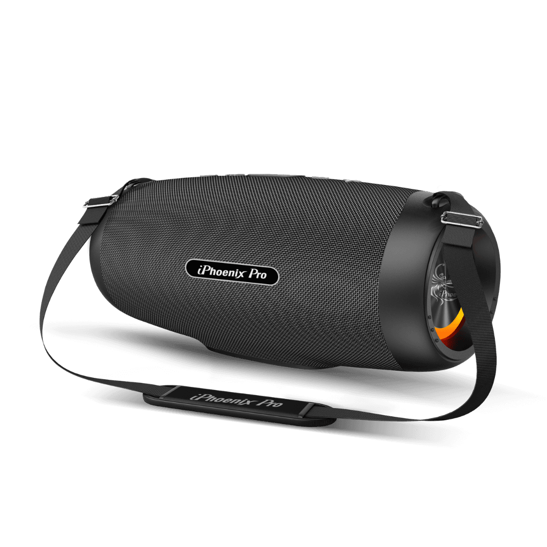 IX-109 12 Hrs 80W Detach Strap RGB Lights Portable Speaker - Black image