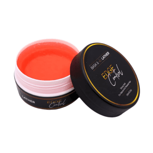BASK & LATHER Strong Hold Edge Control Gel with Castor Oil 5.3 Fl Oz