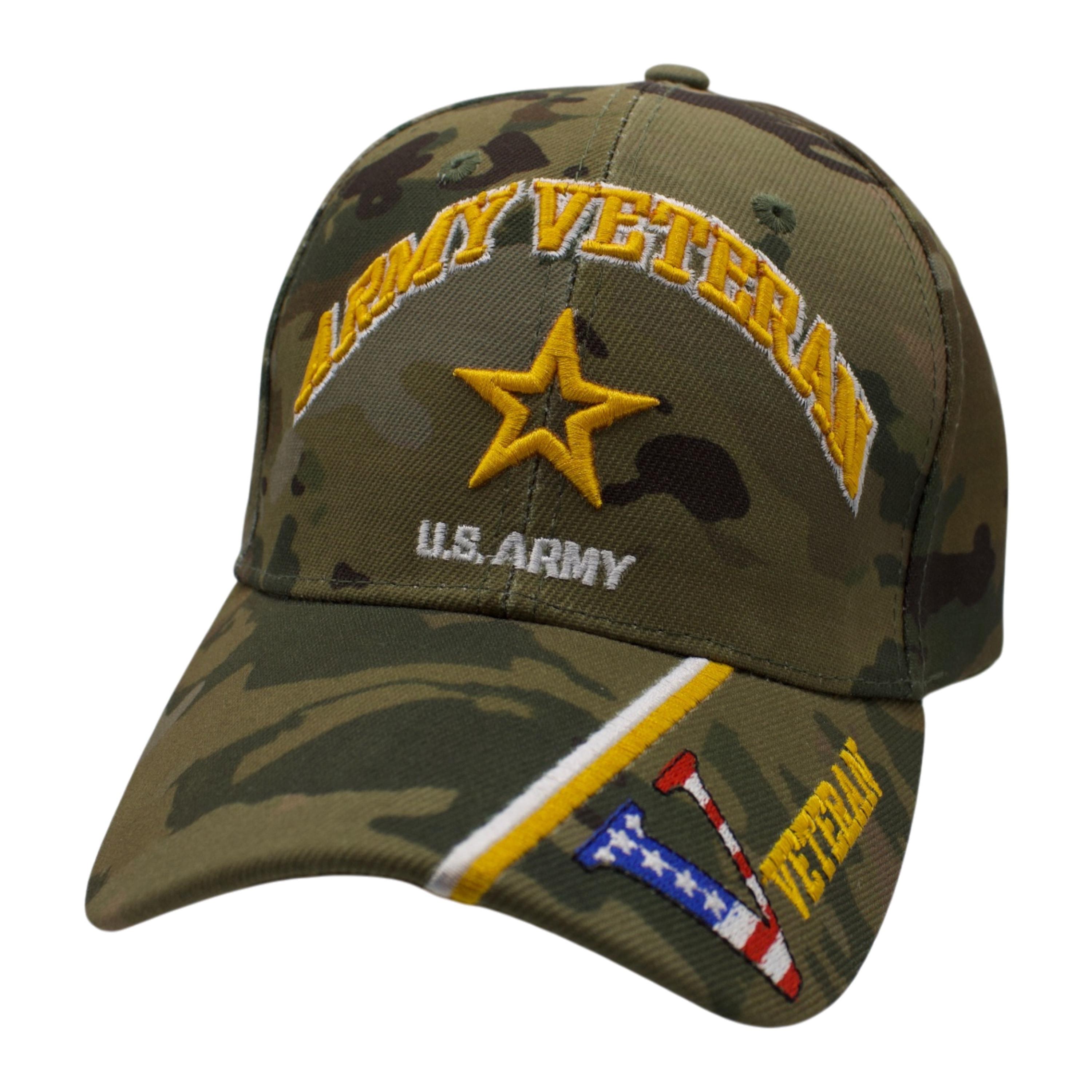 Army Veteran Logo w/ V Cap - OCP Camo