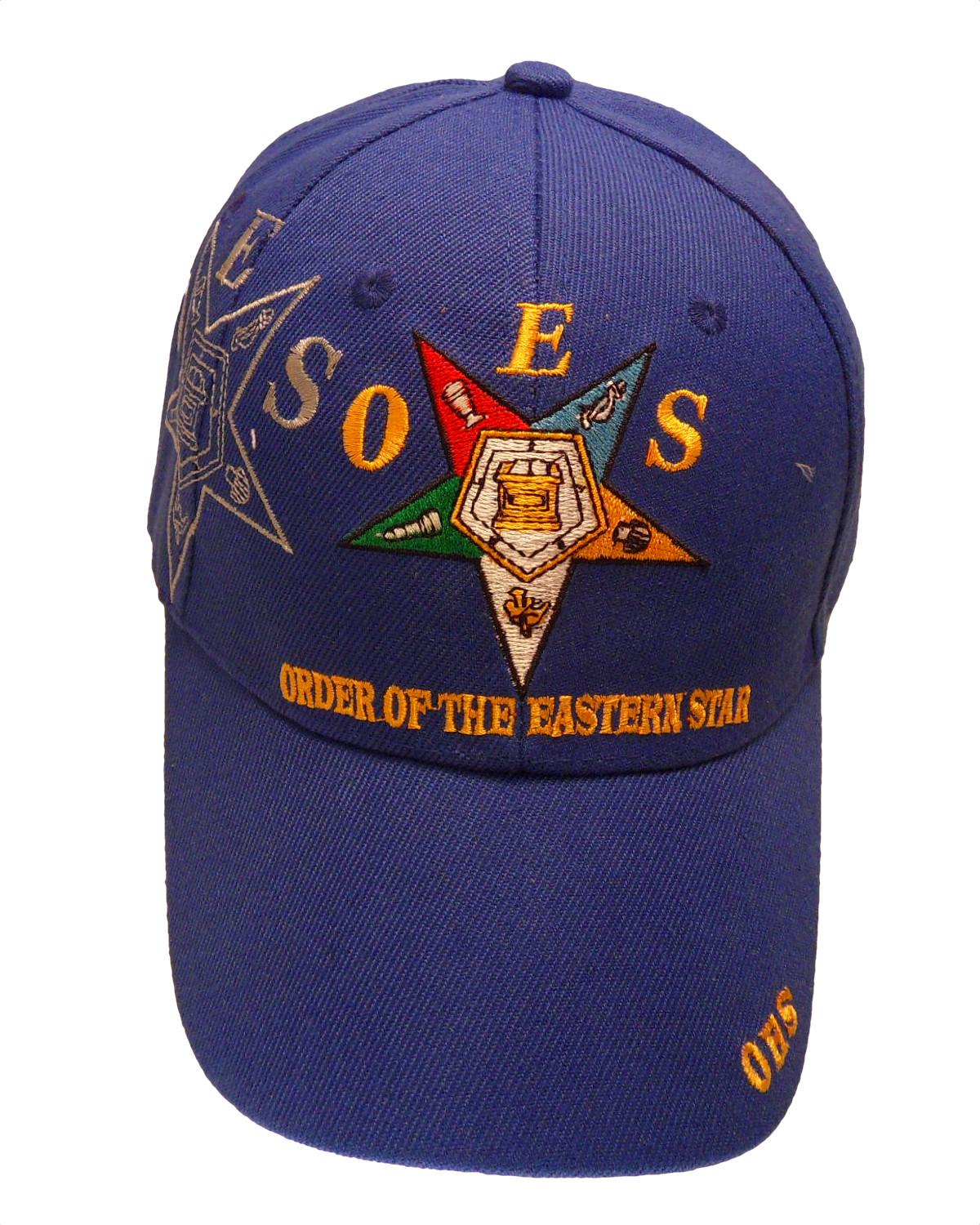 OES Order of the Eastern Star Shadow Cap - Royal Blue image