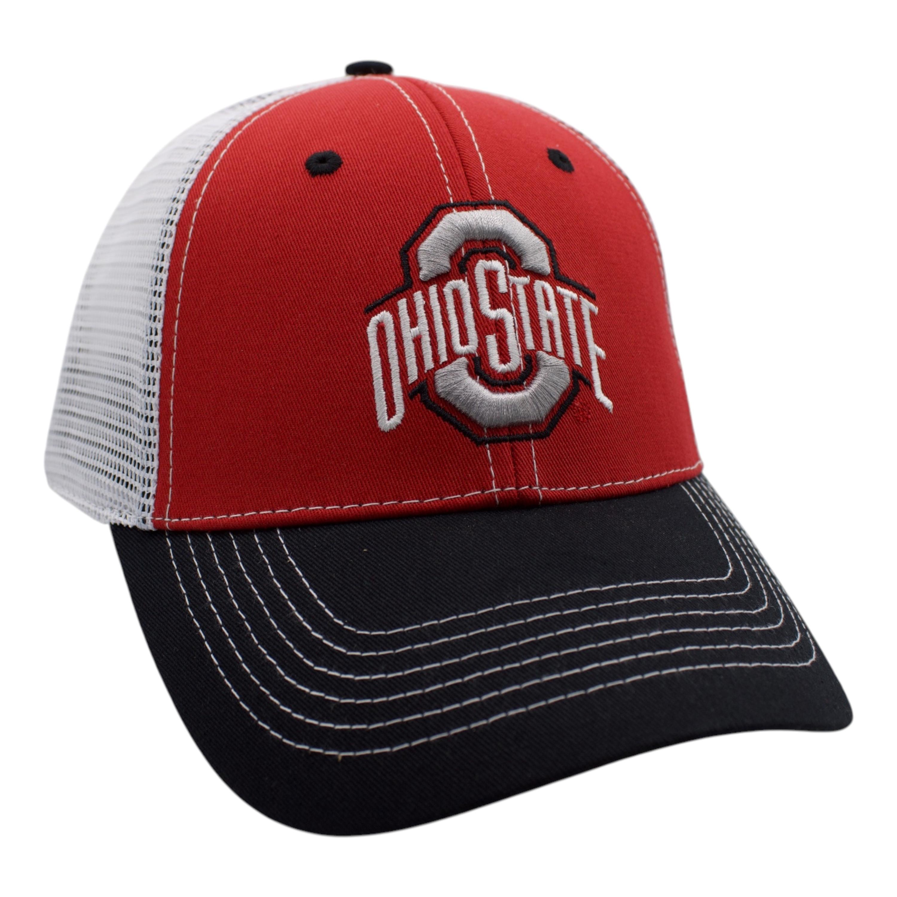 ELIMINATOR Ohio State Buckeyes Trucker Hat - Team Color/Black/White image