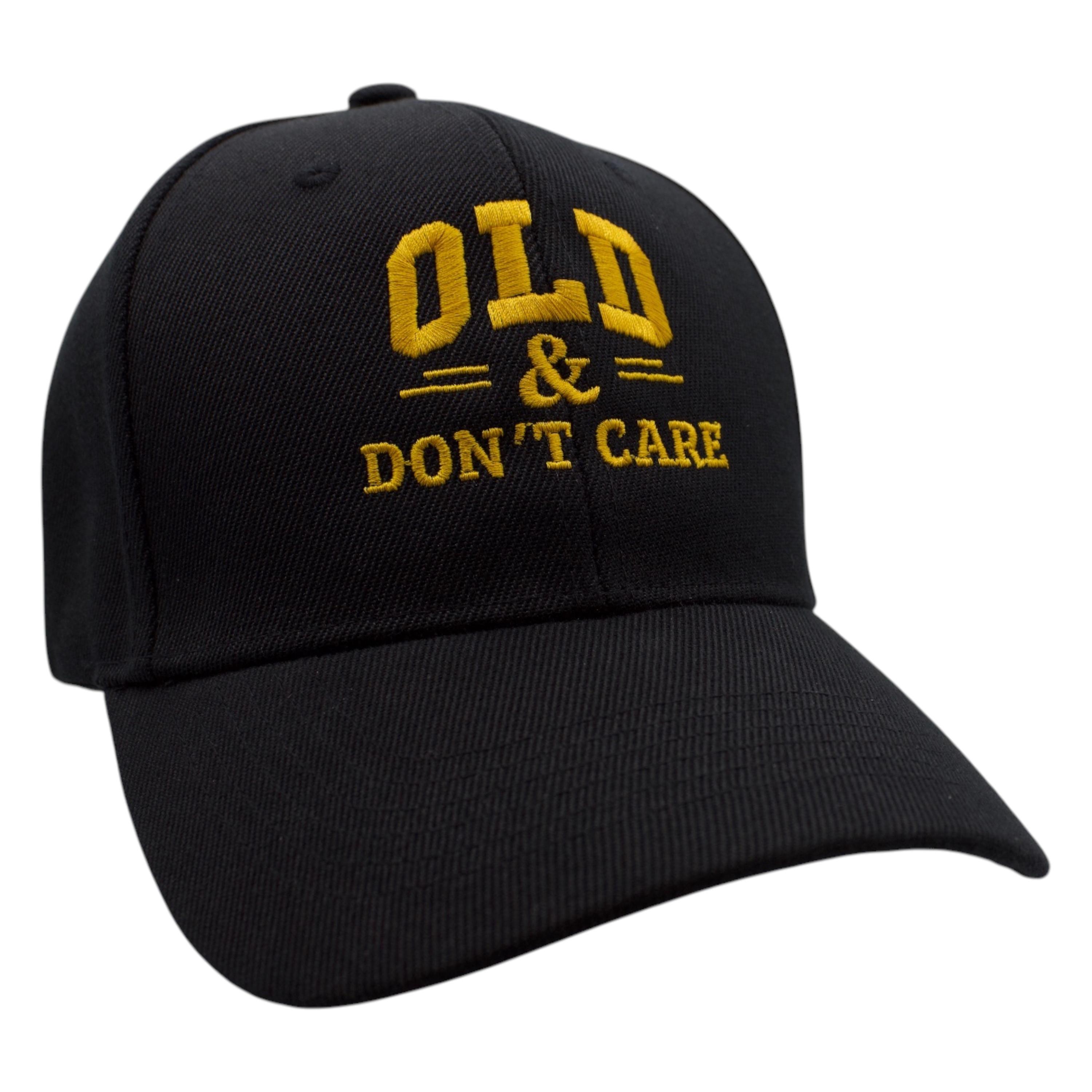 Old and Don't Care Cap - Black image