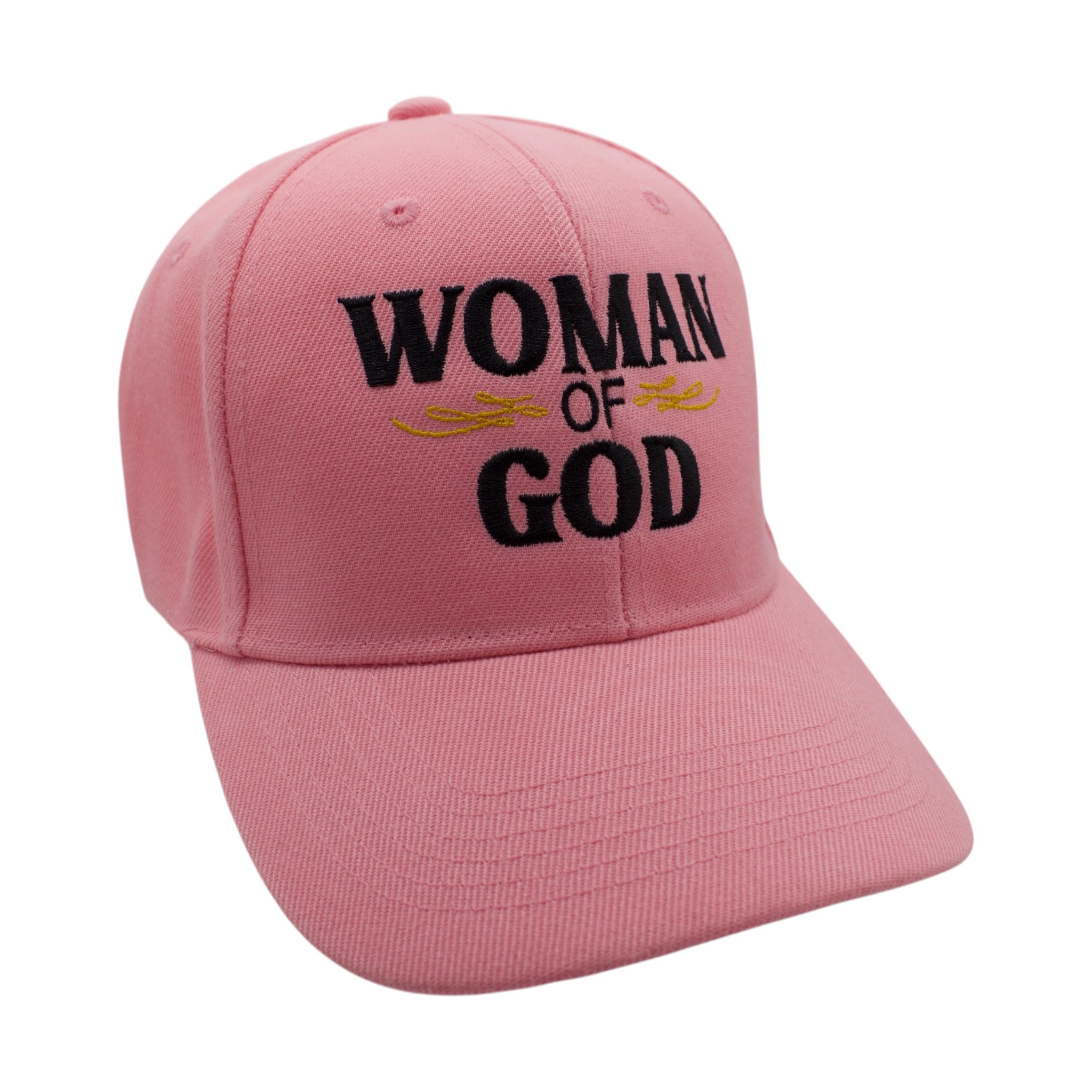 Woman of God (Black) Cap - Pink image
